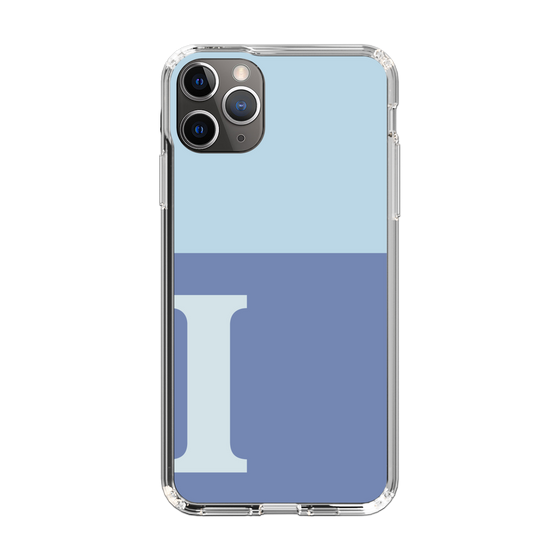 Slim Protection Case［ Original - initial two tone - I blue ］