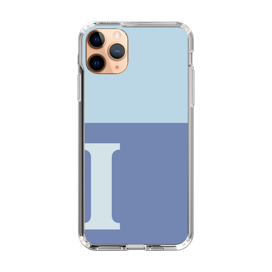 Slim Protection Case［ Original - initial two tone - I blue ］