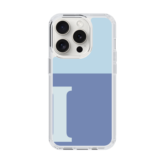 Slim Protection Case［ Original - initial two tone - I blue ］