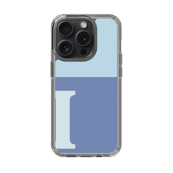 Slim Protection Case［ Original - initial two tone - I blue ］