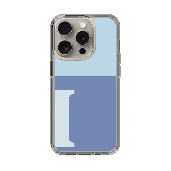 Slim Protection Case［ Original - initial two tone - I blue ］