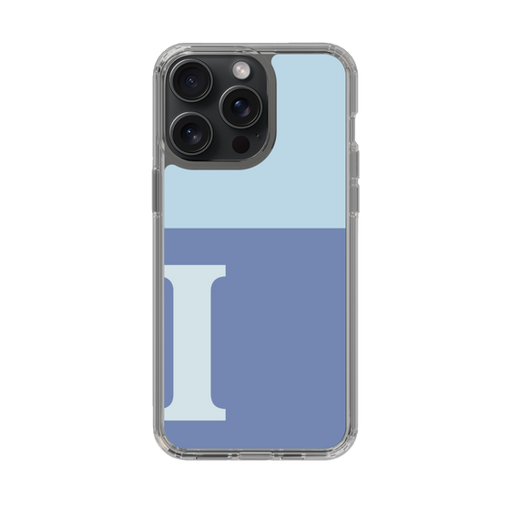 Slim Protection Case［ Original - initial two tone - I blue ］