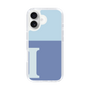Slim Protection Case［ オリジナル - initial two tone - I blue ］