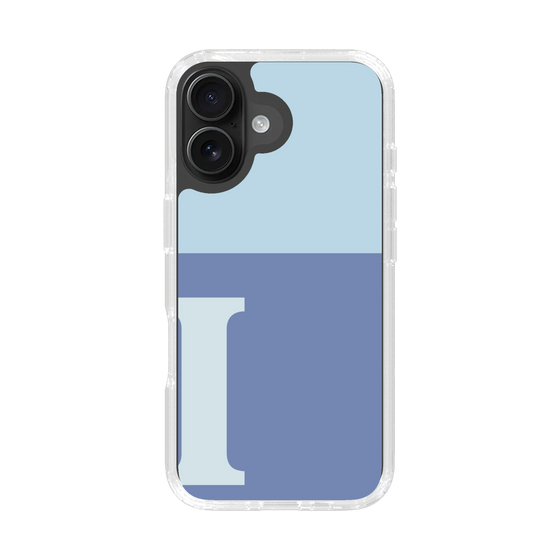 Slim Protection Case［ オリジナル - initial two tone - I blue ］