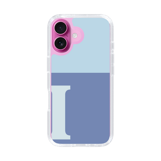 Slim Protection Case［ オリジナル - initial two tone - I blue ］