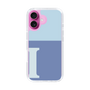 Slim Protection Case［ オリジナル - initial two tone - I blue ］
