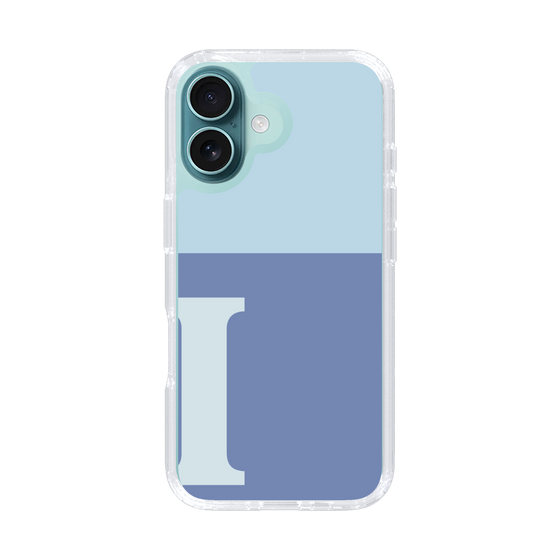 Slim Protection Case［ オリジナル - initial two tone - I blue ］