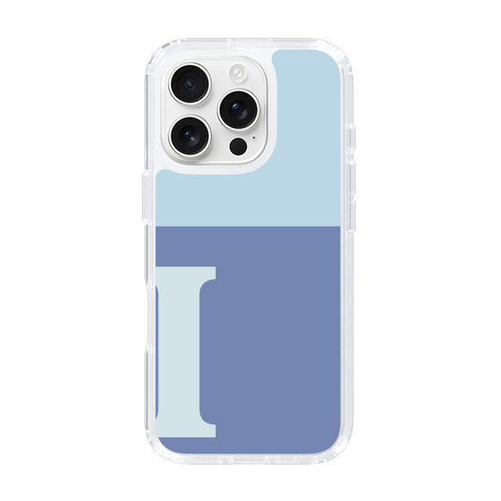 Slim Protection Case［ オリジナル - initial two tone - I blue ］