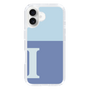 Slim Protection Case［ オリジナル - initial two tone - I blue ］
