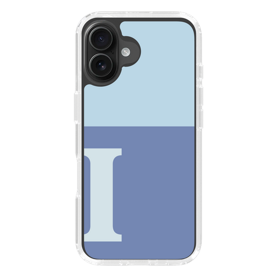 Slim Protection Case［ オリジナル - initial two tone - I blue ］