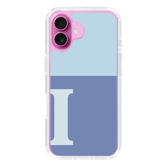 Slim Protection Case［ オリジナル - initial two tone - I blue ］