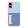 Slim Protection Case［ オリジナル - initial two tone - I blue ］