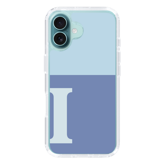 Slim Protection Case［ オリジナル - initial two tone - I blue ］