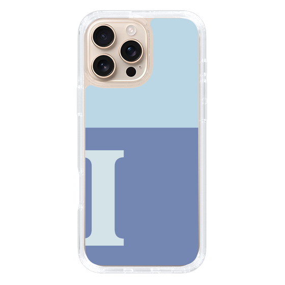 Slim Protection Case［ オリジナル - initial two tone - I blue ］