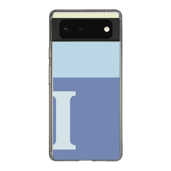 Slim Protection Case［ Original - initial two tone - I blue ］