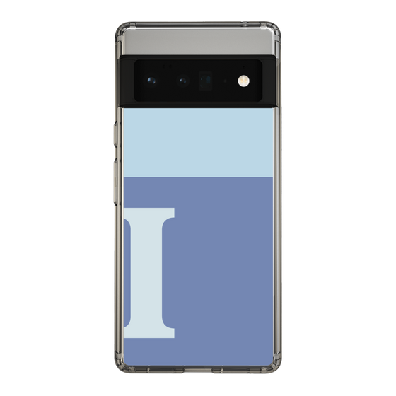 Slim Protection Case［ Original - initial two tone - I blue ］