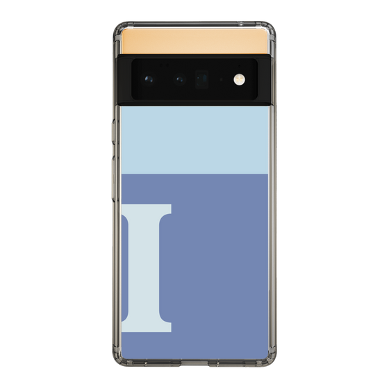 Slim Protection Case［ Original - initial two tone - I blue ］