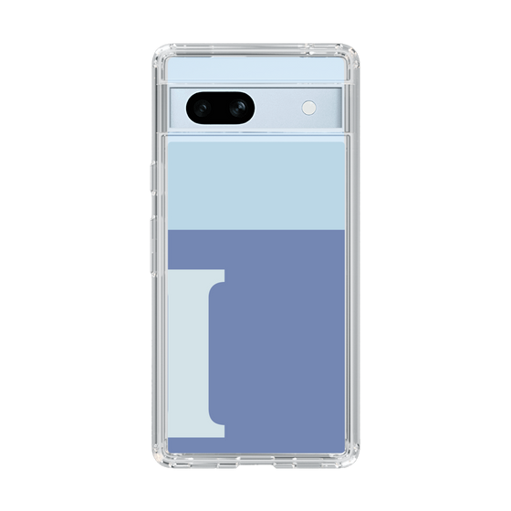 Slim Protection Case［ Original - initial two tone - I blue ］