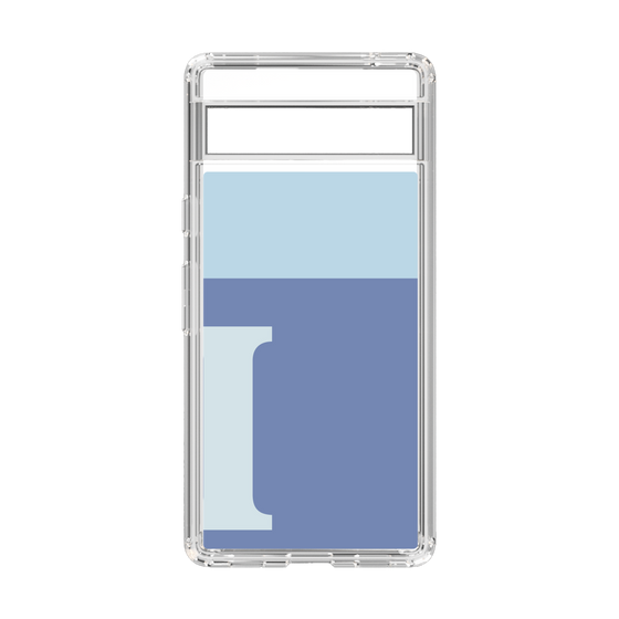 Slim Protection Case［ Original - initial two tone - I blue ］