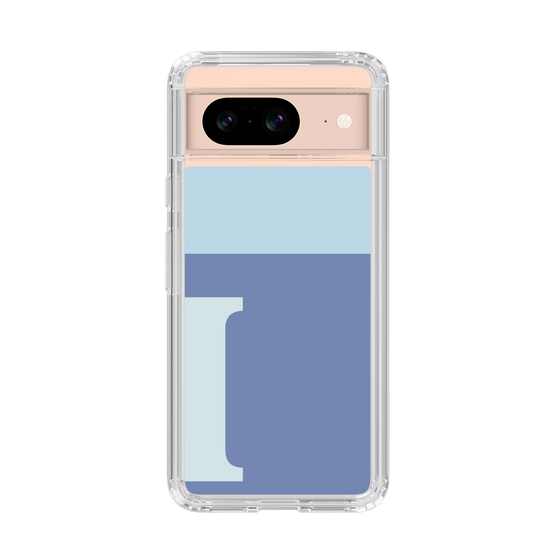 Slim Protection Case［ Original - initial two tone - I blue ］