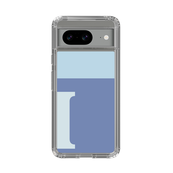 Slim Protection Case［ Original - initial two tone - I blue ］