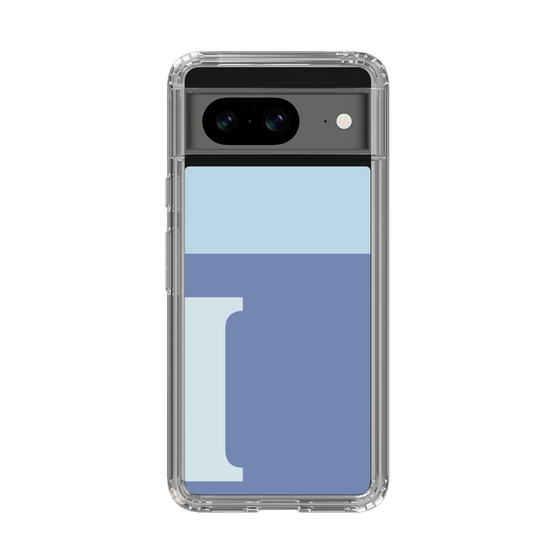 Slim Protection Case［ Original - initial two tone - I blue ］