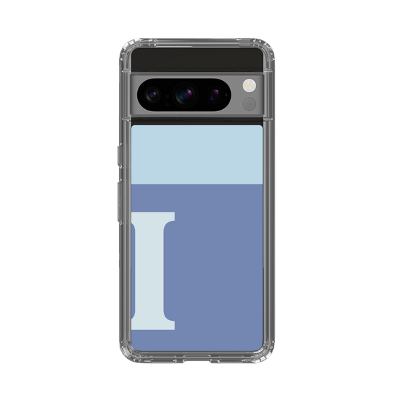 Slim Protection Case［ Original - initial two tone - I blue ］