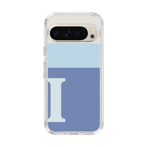 Slim Protection Case［ Original - initial two tone - I blue ］