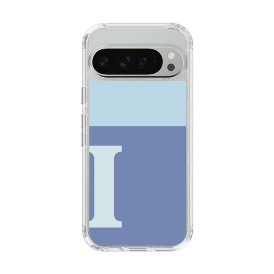 Slim Protection Case［ Original - initial two tone - I blue ］