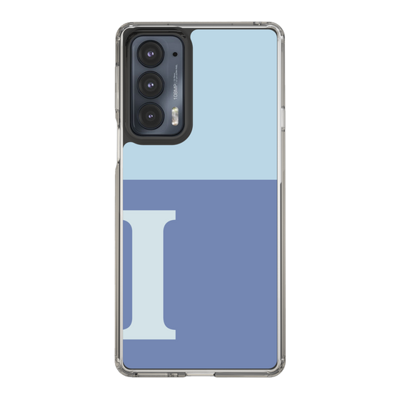 Slim Protection Case［ Original - initial two tone - I blue ］