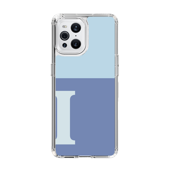 Slim Protection Case［ Original - initial two tone - I blue ］
