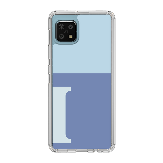 Slim Protection Case［ Original - initial two tone - I blue ］