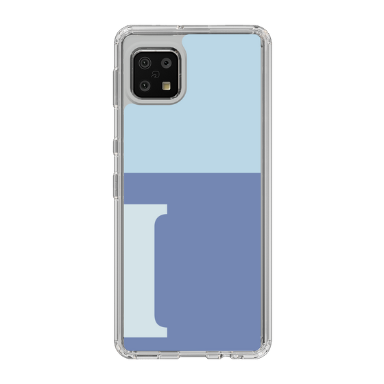 Slim Protection Case［ Original - initial two tone - I blue ］