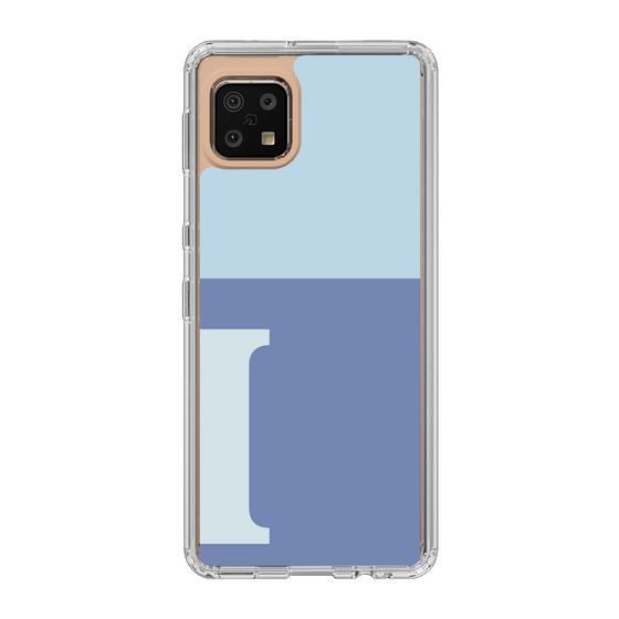 Slim Protection Case［ Original - initial two tone - I blue ］