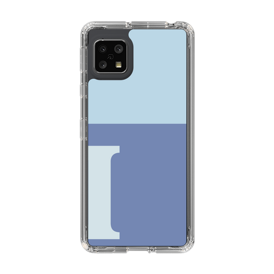 Slim Protection Case［ Original - initial two tone - I blue ］