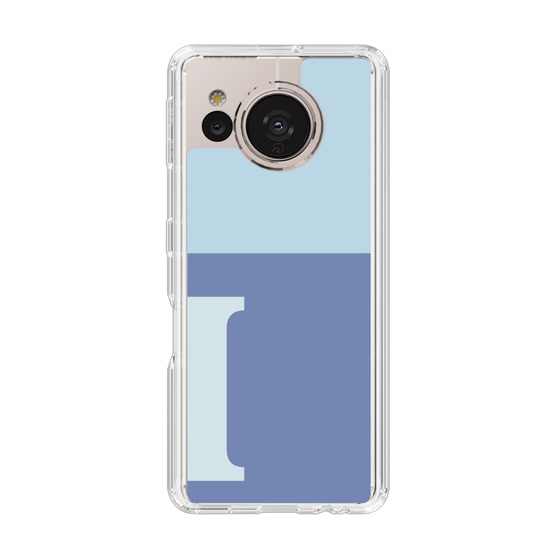 Slim Protection Case［ Original - initial two tone - I blue ］