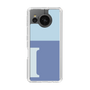 Slim Protection Case［ Original - initial two tone - I blue ］
