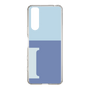 Slim Protection Case［ Original - initial two tone - I blue ］