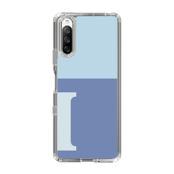 Slim Protection Case［ Original - initial two tone - I blue ］
