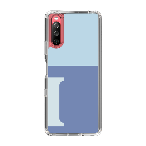 Slim Protection Case［ Original - initial two tone - I blue ］