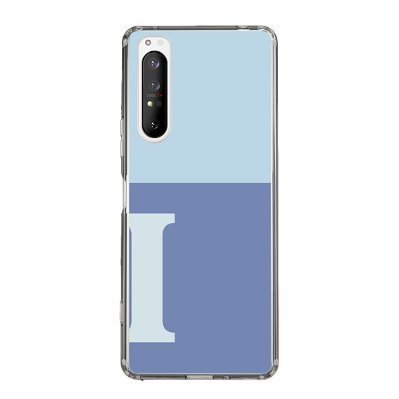Slim Protection Case［ Original - initial two tone - I blue ］