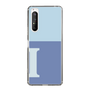 Slim Protection Case［ Original - initial two tone - I blue ］