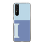 Slim Protection Case［ Original - initial two tone - I blue ］