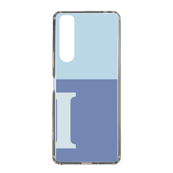 Slim Protection Case［ Original - initial two tone - I blue ］