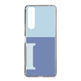 Slim Protection Case［ Original - initial two tone - I blue ］