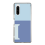 Slim Protection Case［ Original - initial two tone - I blue ］