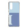 Slim Protection Case［ Original - initial two tone - I blue ］