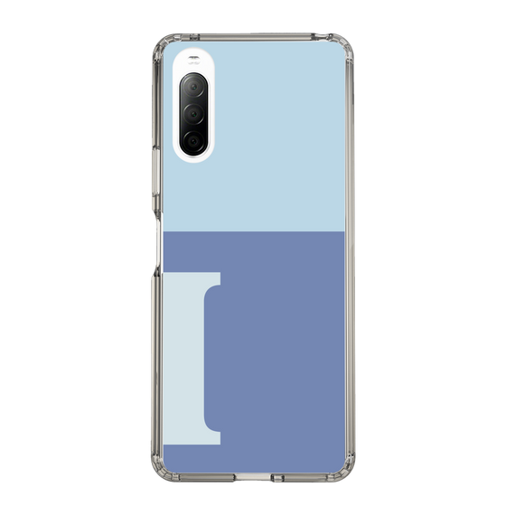 Slim Protection Case［ Original - initial two tone - I blue ］