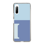 Slim Protection Case［ Original - initial two tone - I blue ］