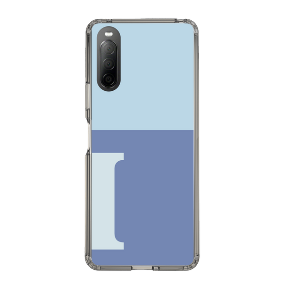 Slim Protection Case［ Original - initial two tone - I blue ］